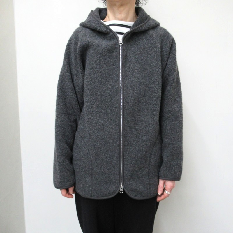 DAYS　ウールリッチパイル　ZIP-UPパーカー　CH08　【日本製】